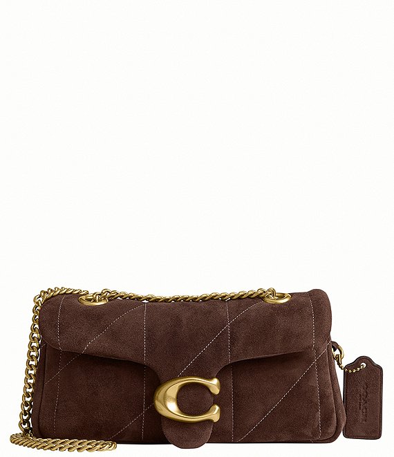 COACH Tabby 20 Quilted Soft Suede Shoulder Bag
