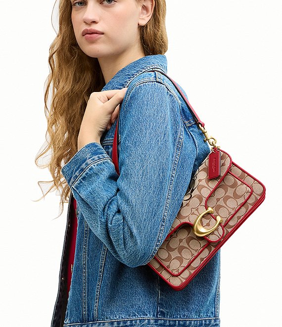 COACH Tabby 26 Signature Jacquard Shoulder Bag | Dillard's