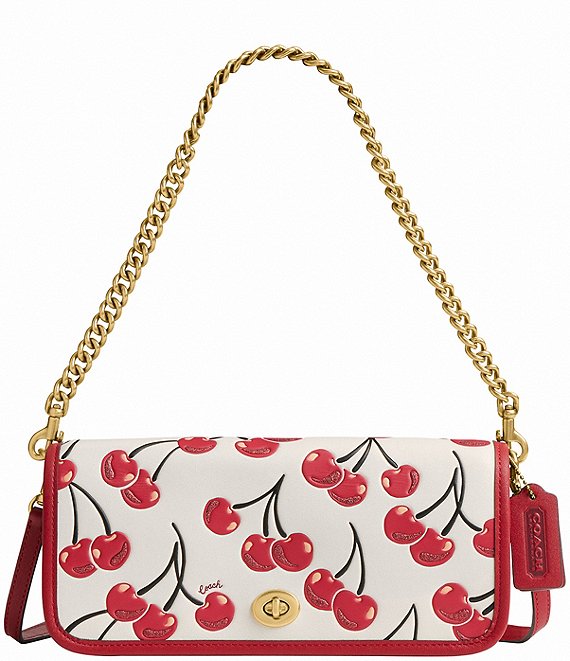 Coach purse store crossbody cherry Print