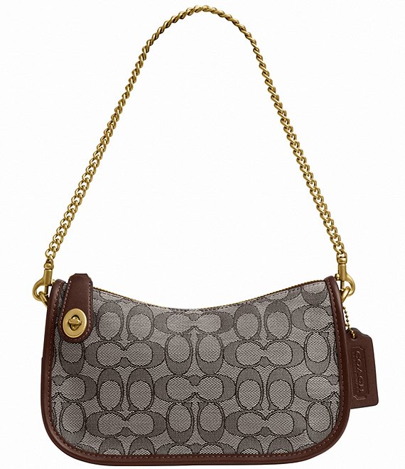 COACH The Coach Originals Signature Jacquard Swinger Bag