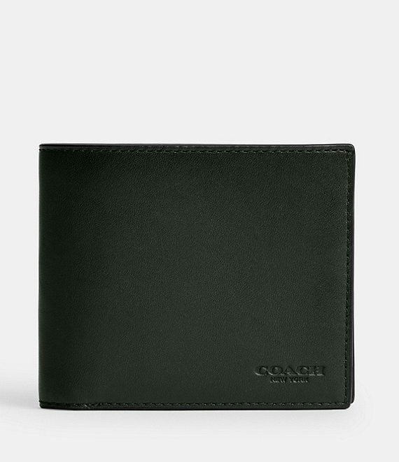 COACH Three-In-One Glove-Tanned Leather Wallet | Dillard's