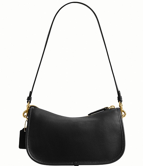 COACH Twin Turnlock Waverly Leather Shoulder Bag | Dillard's