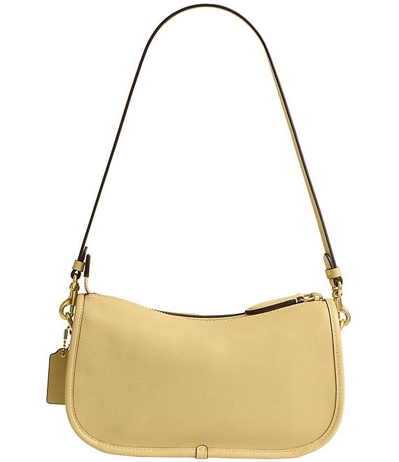COACH Twin Turnlock Waverly Leather Shoulder Bag | Dillard's