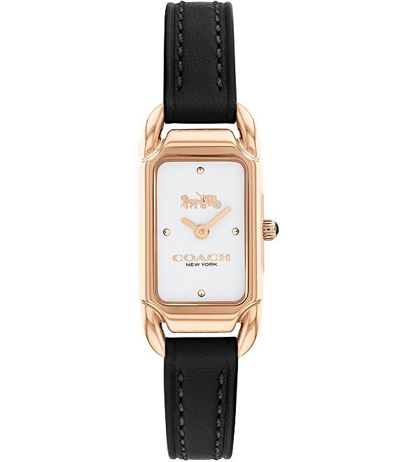 Coach Red Cutout Strap Watch for Women Online India at Darveys.com