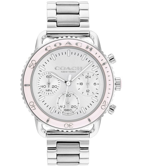 COACH Women's Cruiser Quartz Chronograph Stainless Steel Bracelet Watch