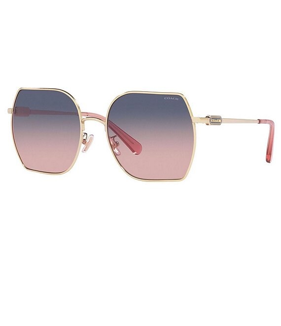Color:Gold Pink - Image 1 - Women's Gold Pink Hc7142 58mm Sunglasses