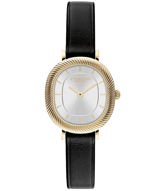 COACH Women's Harlow Quartz Analog Leather Strap Watch