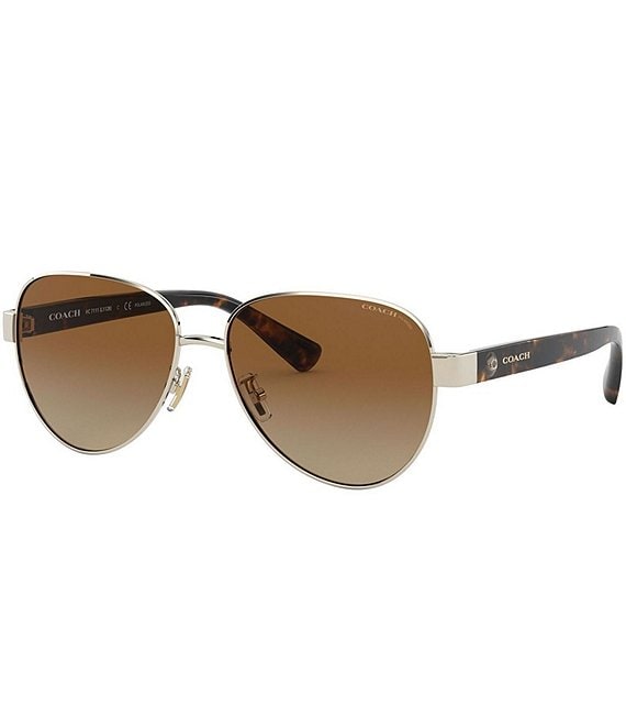 Coach women's hot sale polarized sunglasses