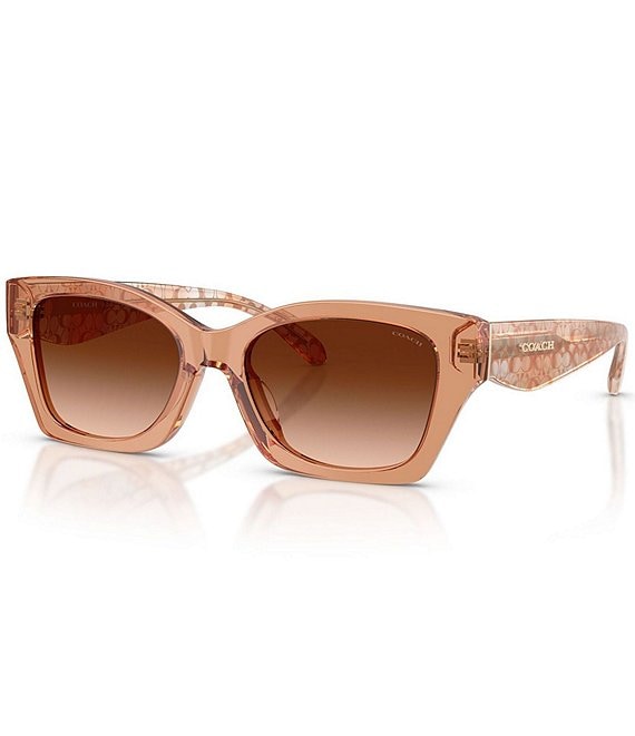 COACH Women's HC8451U 54mm Rectangle Sunglasses