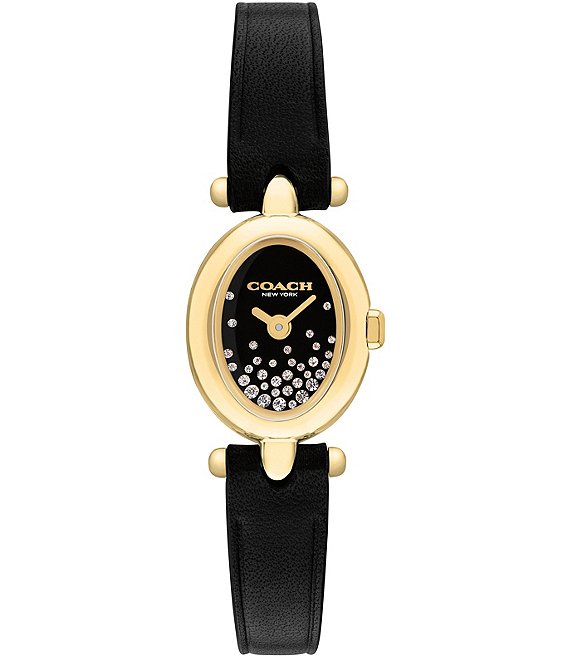 COACH Women's Sammy Quartz Analog Leather Strap Watch
