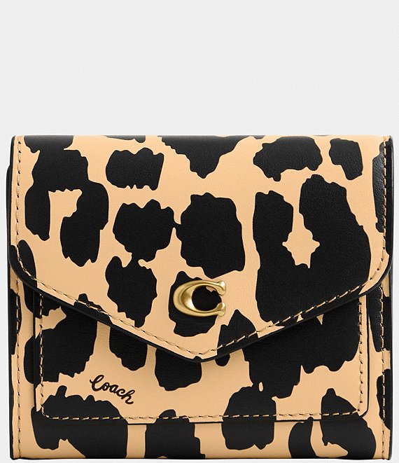 Animal Print Leather Wallet