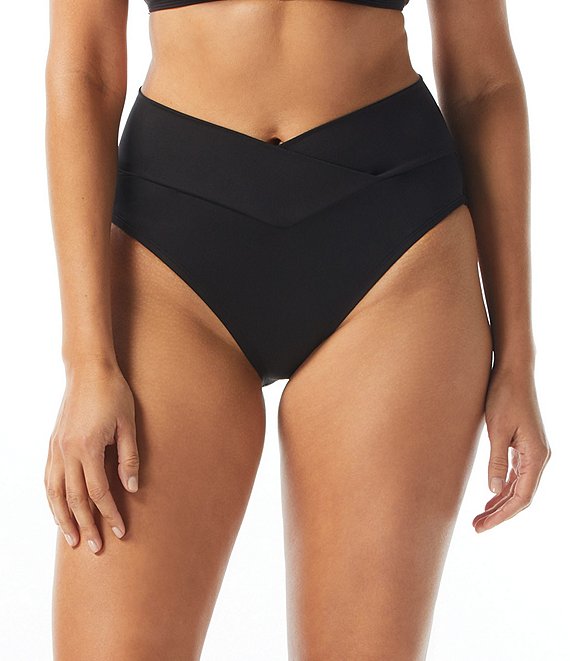 Coco Reef Solid Serene Crossover V-Waist Hipster Swim Bottom