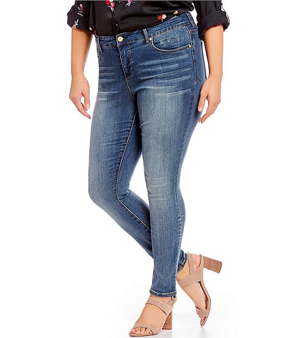 Code Bleu Plus Size Soho Skinny Jeans | Dillard's