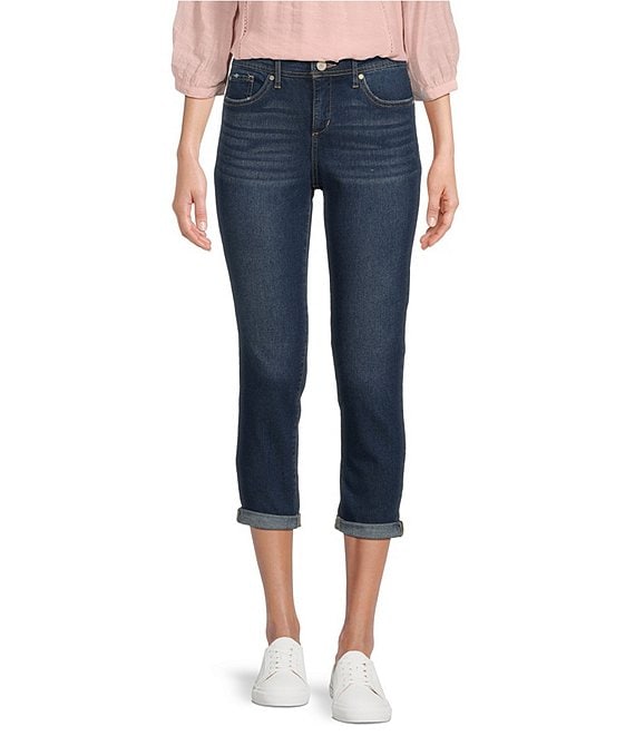 Code Bleu Rolled Cuff Weekend Jeans | Dillard's