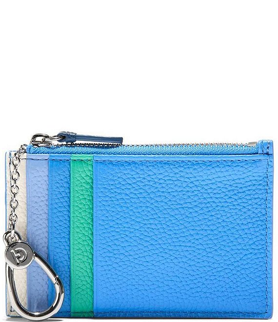 Cole Haan Leather Green Pouch good / Clutch and Blue Card Case Duo NWT