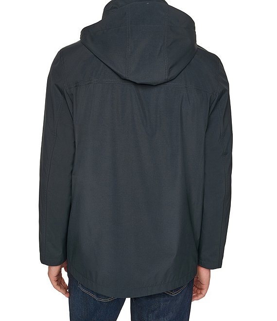 Cole Haan Cotton Touch Nylon Hooded Field Jacket | Dillard's