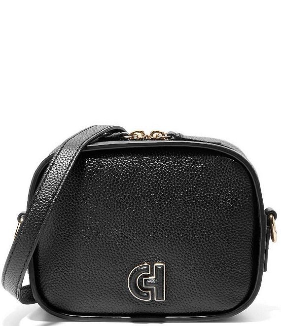 Cole haan camera 2025 leather crossbody bag