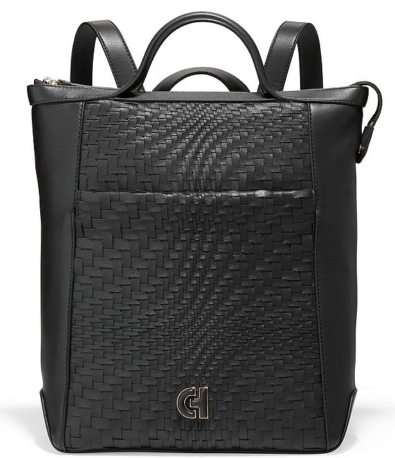 Cole Haan Genevieve Weave Small Convertible Lux Backpack | Dillard's