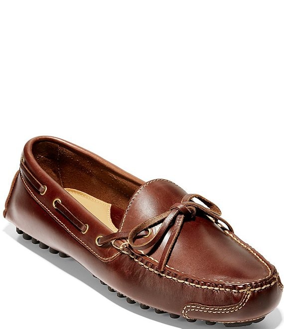 Cole Haan Gunnison Waxy Leather Drivers 