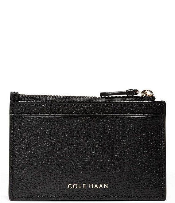 COLE HAAN Woven Black Leather Handbag — MinimizingNYC