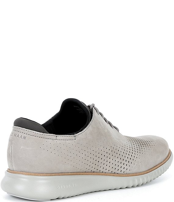 CV03 ② Cole Haan Men's 2.ZERØGRAND Perforated Nubuck Laser Wingtip