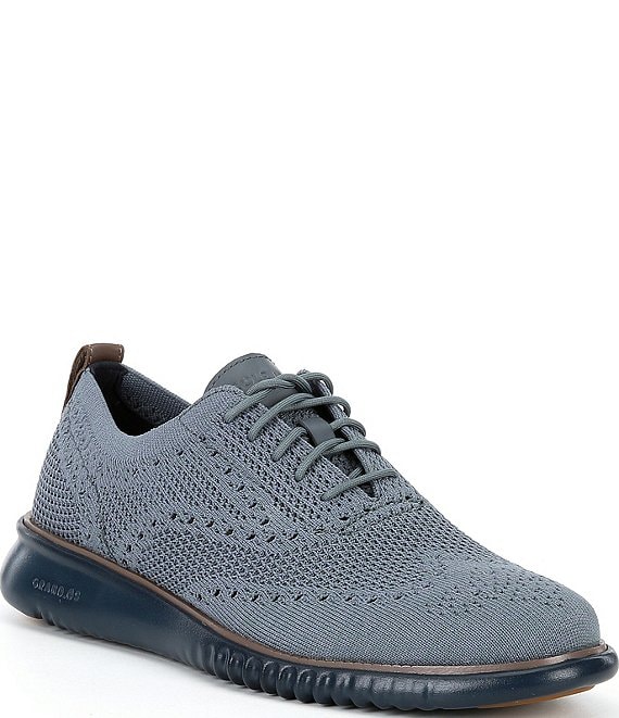 Cole Haan Men's 2.ZERØGRAND Knit Stitchlite Wingtip Oxfords | Dillard's