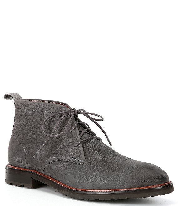 Cole Haan Men s Berkshire Lug Chukka Boot Pavement Nubuck Size 12