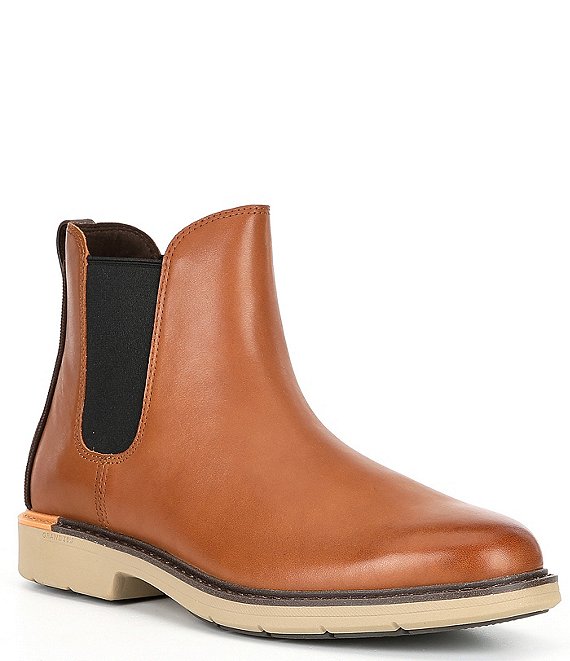 Color:Caramel/Dune - Image 1 - Men's Go-To Leather Chelsea Boots