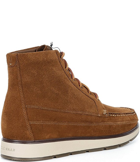 Cole Haan Mens‎ Brown Suede Moc Toe Chukka Boots C09750 Size 11.5 M RNDHILL-GRND-CHUK-  main image 4