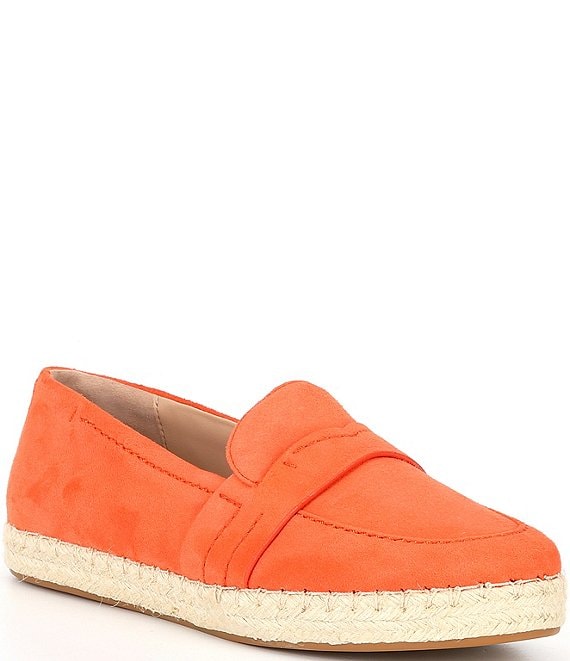 Cole Haan Mountauk Suede Espadrille Loafers | Dillard's