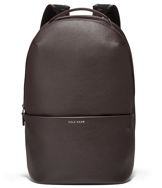 Color:Dark Chocolate - Image 1 - Triboro Leather Backpack