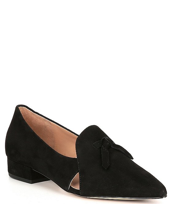 Cole Haan Viola Suede Tie Detail Skimmer Flats | Dillard's