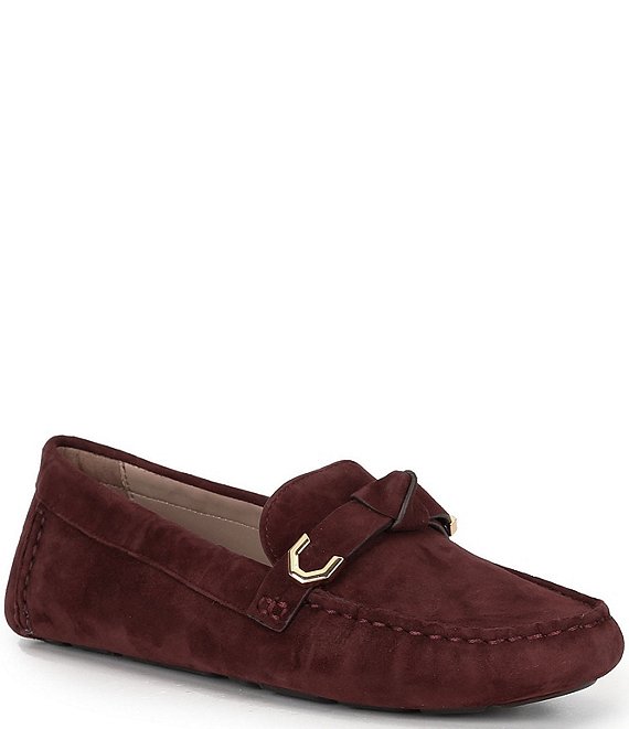 Cole Haan Evelyn Suede Knot Drivers
