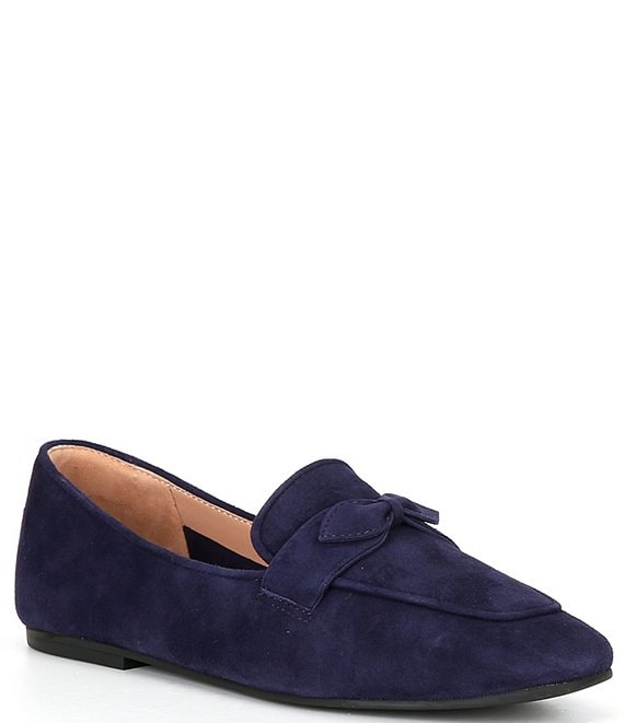 Cole Haan York Bow Suede Loafers | Dillard's