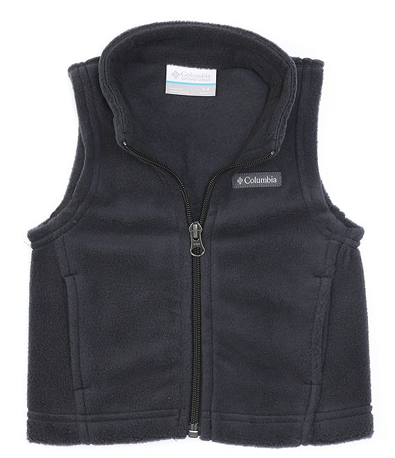Color:Black - Image 1 - Baby Boys Newborn-24 Months Fleece Vest