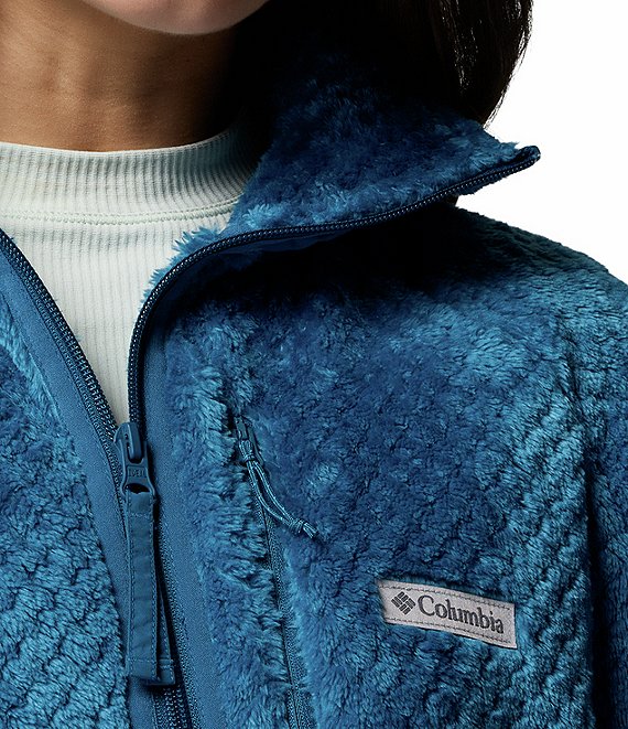 Columbia Canyon Camp Overlay High Pile Fleece Stand Collar Zip