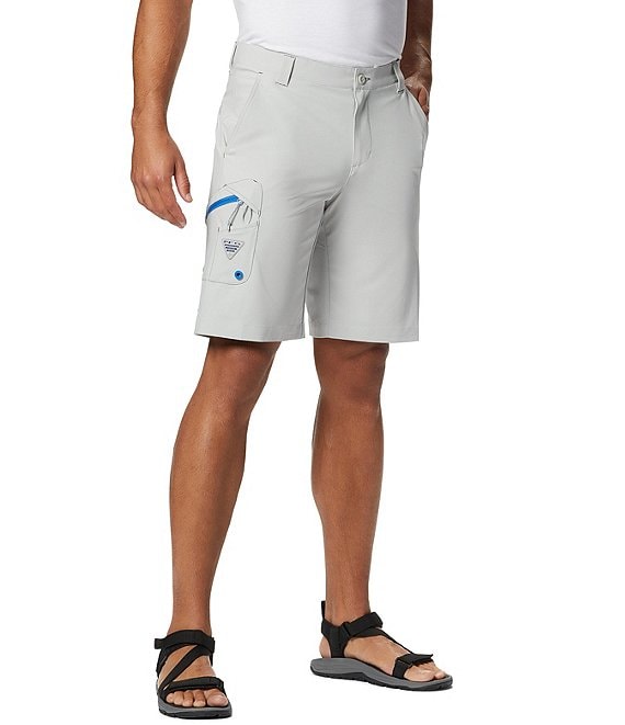 Color:Cool Grey - Image 1 - PFG Terminal Tackle 10#double; Inseam Shorts