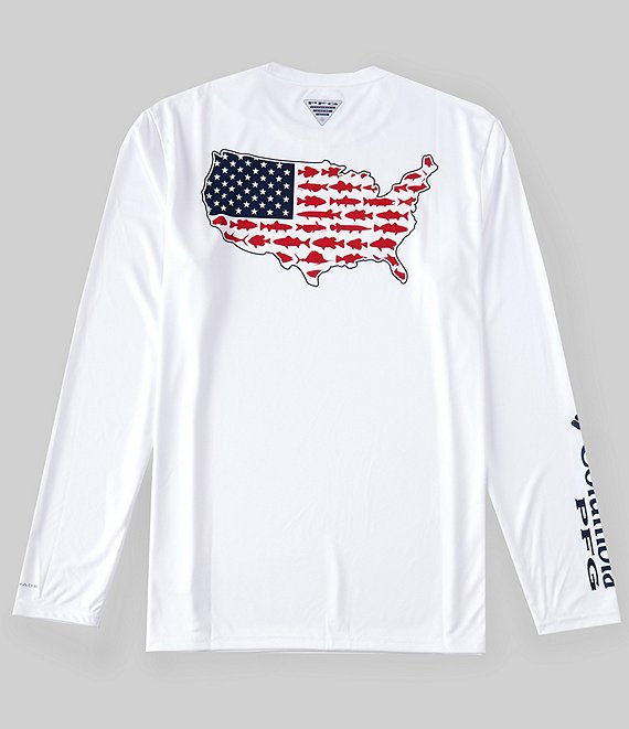 Men's Collegiate PFG Terminal Tackle™ Long Sleeve Shirt - Dallas