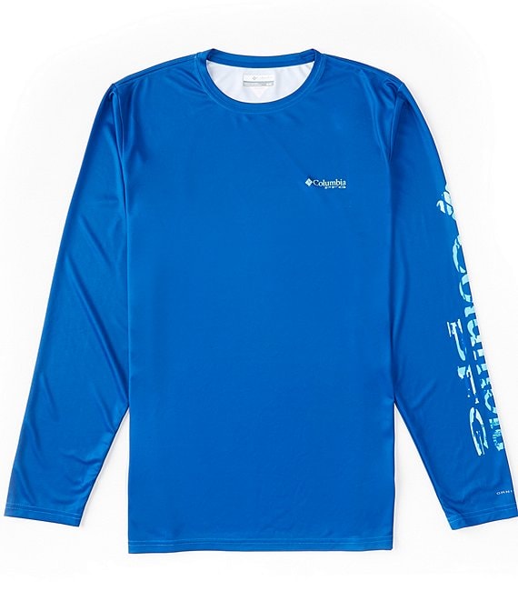 Columbia Men's Terminal Tackle Long Sleeve Shirt - Vivid Blue XL