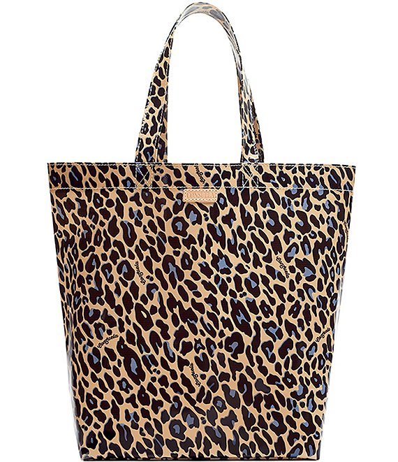 Consuela Blue Jag Print Basic Tote Bag | Dillard's