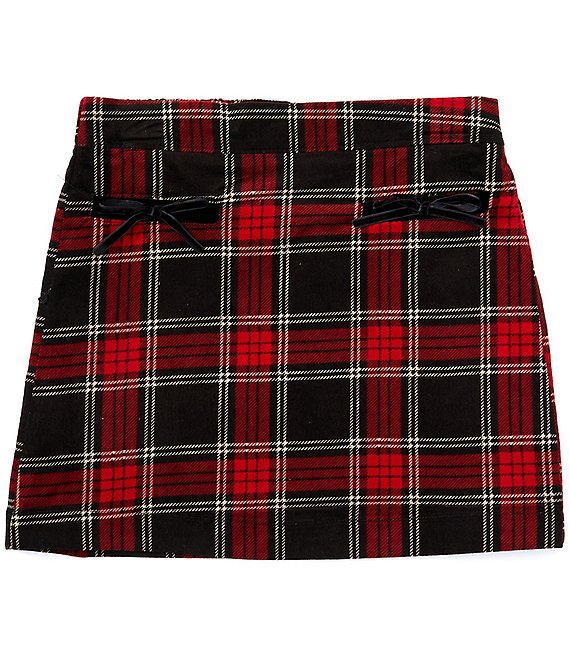 Copper Key 7 16 Claudia Velvet Plaid Skirt