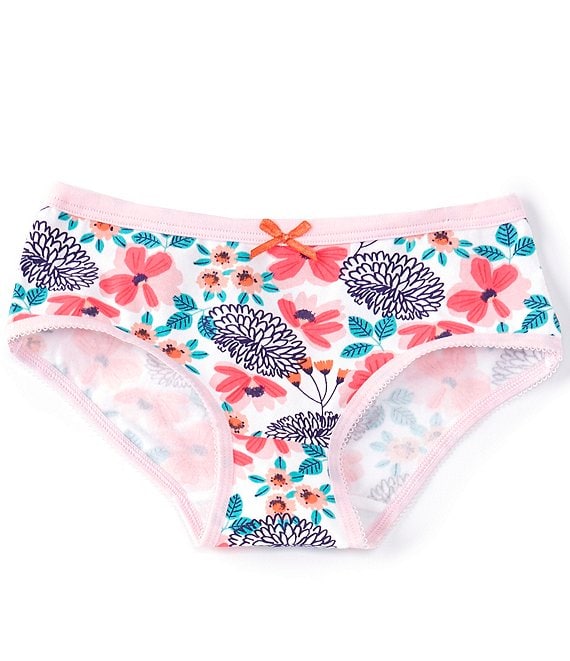 Color:Multi - Image 1 - Adventure Wear by Copper Key Little Girls 2T-5 Large Floral Brief Panties