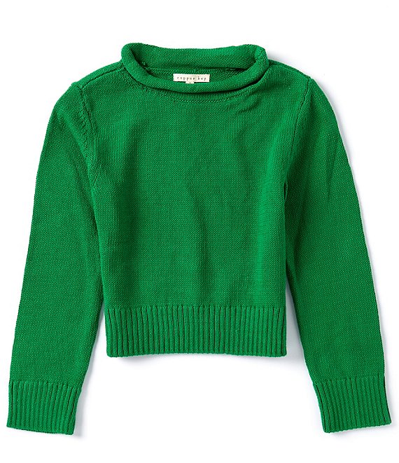 Copper Key Big Girls 7 16 Roll Neck Sweater Dillards