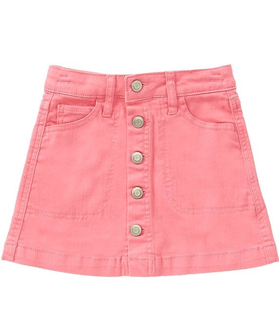 Copper Key Big Girls Button Front Skirt
