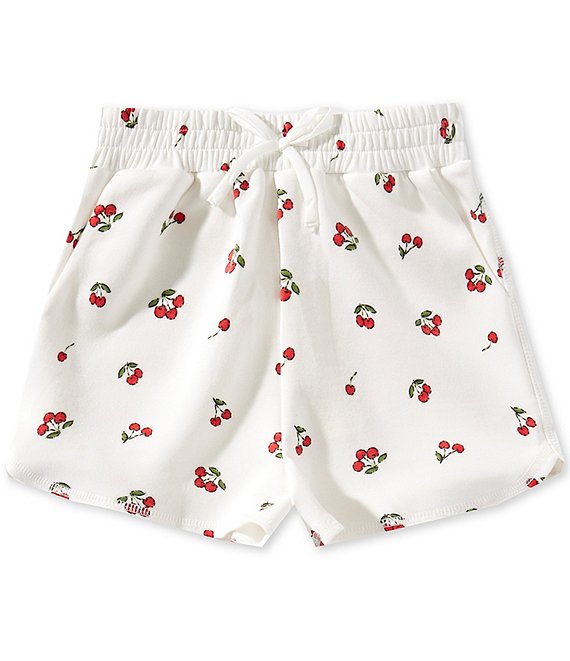 Copper Key Big Girls Lounge Life Cherry Print Shorts