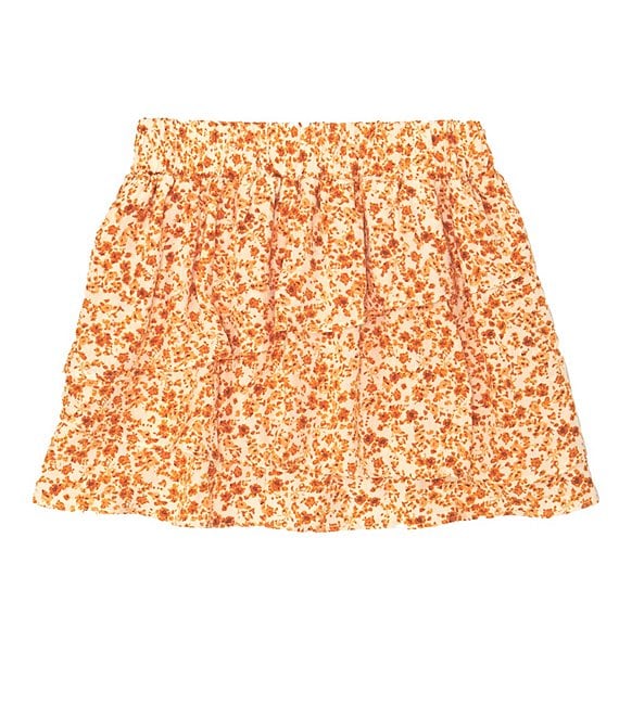 Copper Key Little Girls 2T-6X Asymmetrical Tiered Skirt | Dillard's