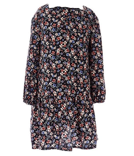 Copper Key Little Girls 2T-6X Floral Dropwaist Dress | Dillard's