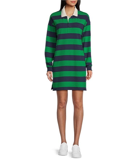 Rugby stripe dress online