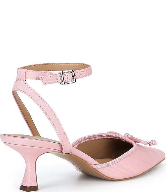 poirs mellowキャミ　ピンク Copper Key Sleek Mini Bow Kitten Heel Pumps | Dillard's