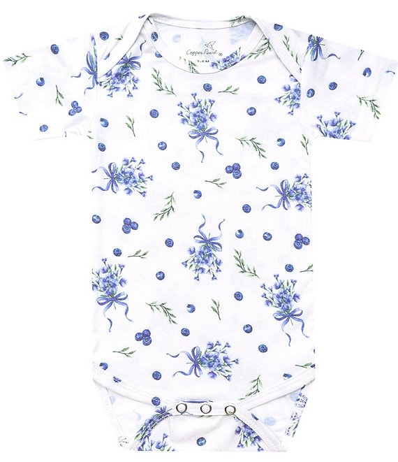 Copper Pearl Baby Girls Short Sleeve Bodysuit
